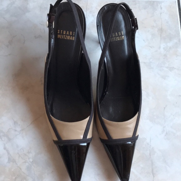 Stuart Weitzman Shoes - Stuart Weitzman 2 toned sling back pumps Stuart Weitzman Shoes - Stuart Weitzman 2 toned sling back pumps